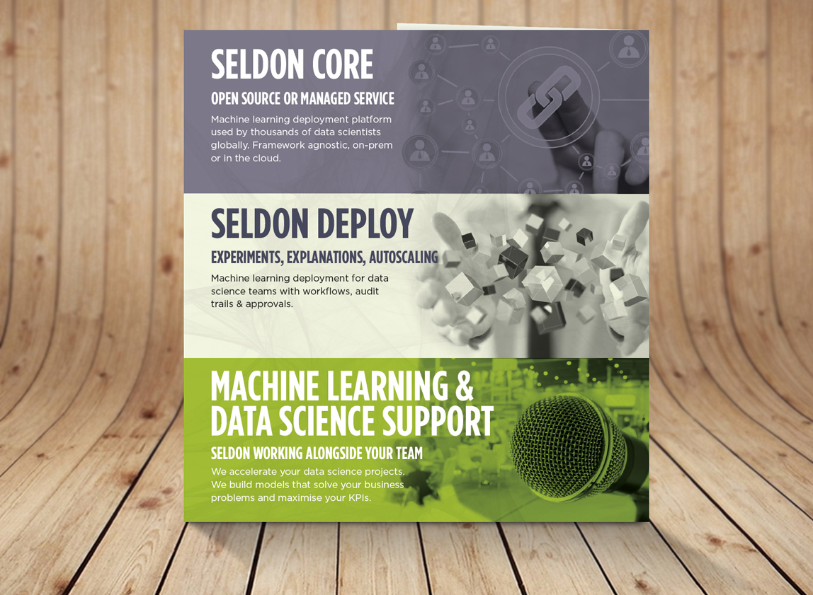 Seldon leaflet design