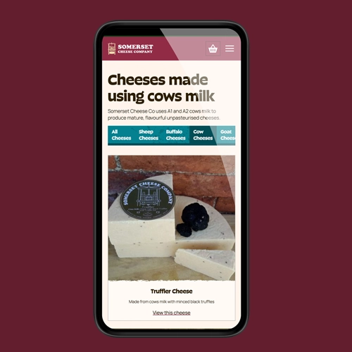 Somerset Cheese Co. responsive spreads